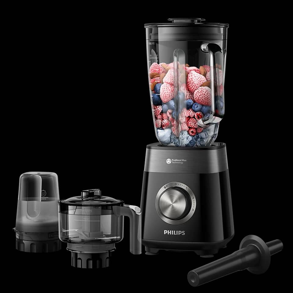 مخلوط کن فیلیپس  HR3033ظرفیت 2لیتر سه کاره با کاسه شیشه ای