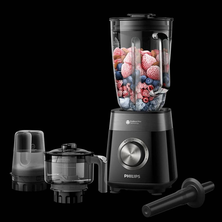مخلوط کن فیلیپس HR3033ظرفیت 2لیتر سه کاره با کاسه شیشه ای