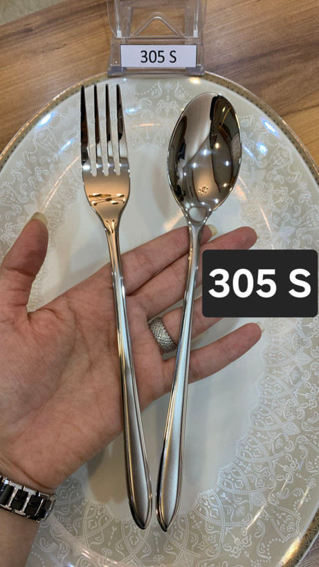 سرویس قاشق و چنگال 30نفره 143تیکه اس جی مدل 305S